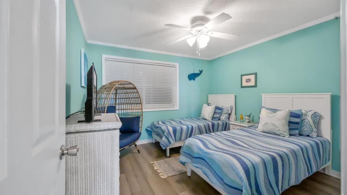 *2Br Oceanfront Retreat*King Ensuite*Pool*Nmb Cherry Grove*Pc4 默特尔比奇 外观 照片